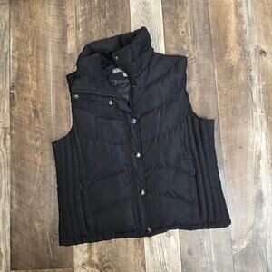 Kenneth Cole Down Puffer Vest Black Men's XL Quilted Zip Pockets Gropcore
